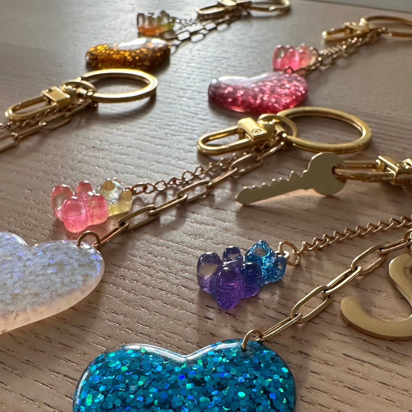 Porte-clés paillettes