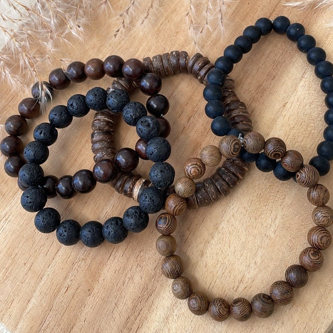 Bracelet perles homme