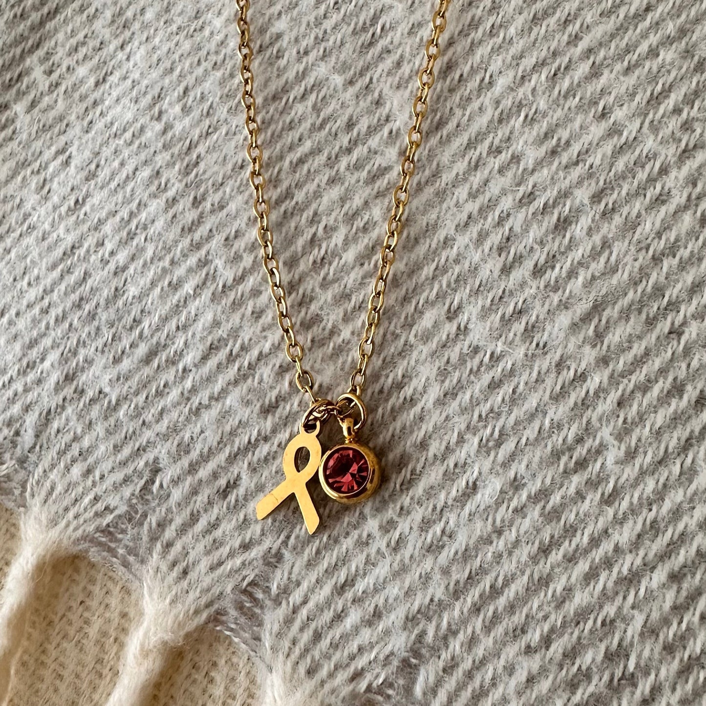 Collier Octobre Rose