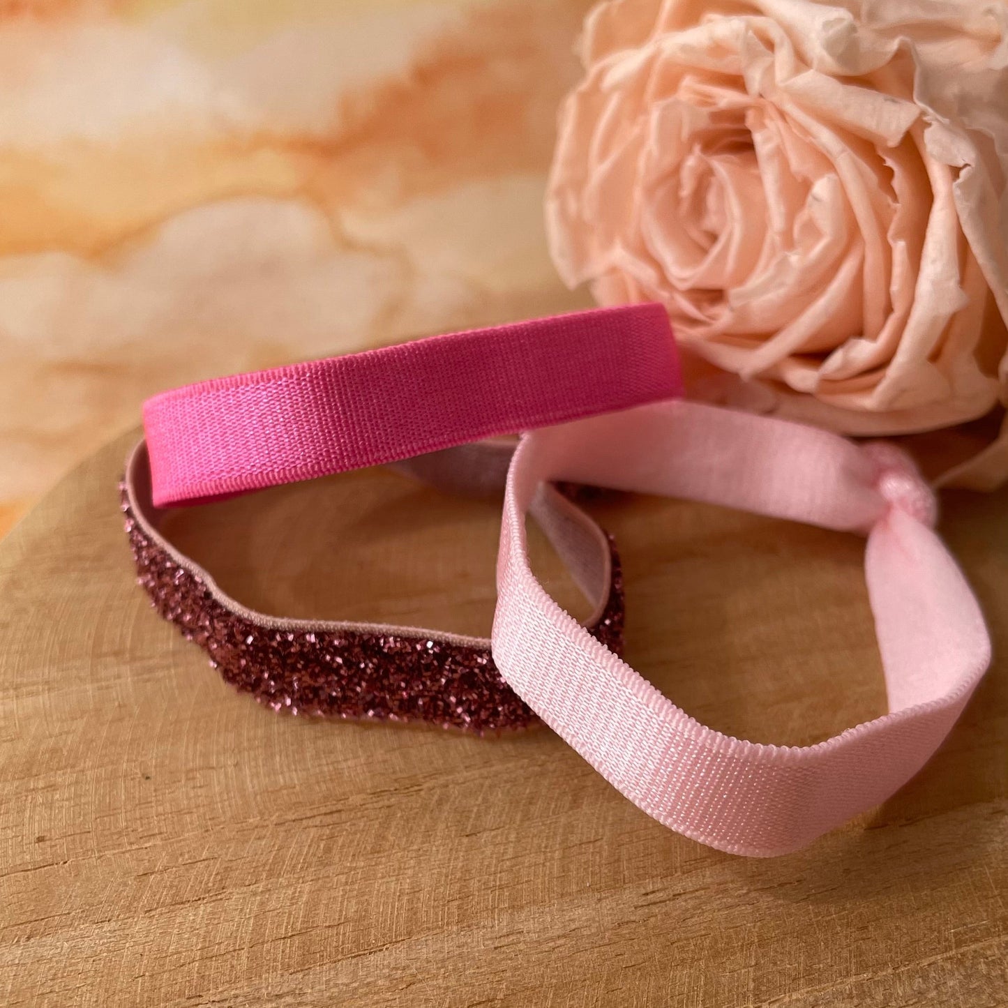 Bracelet élastique Octobre Rose