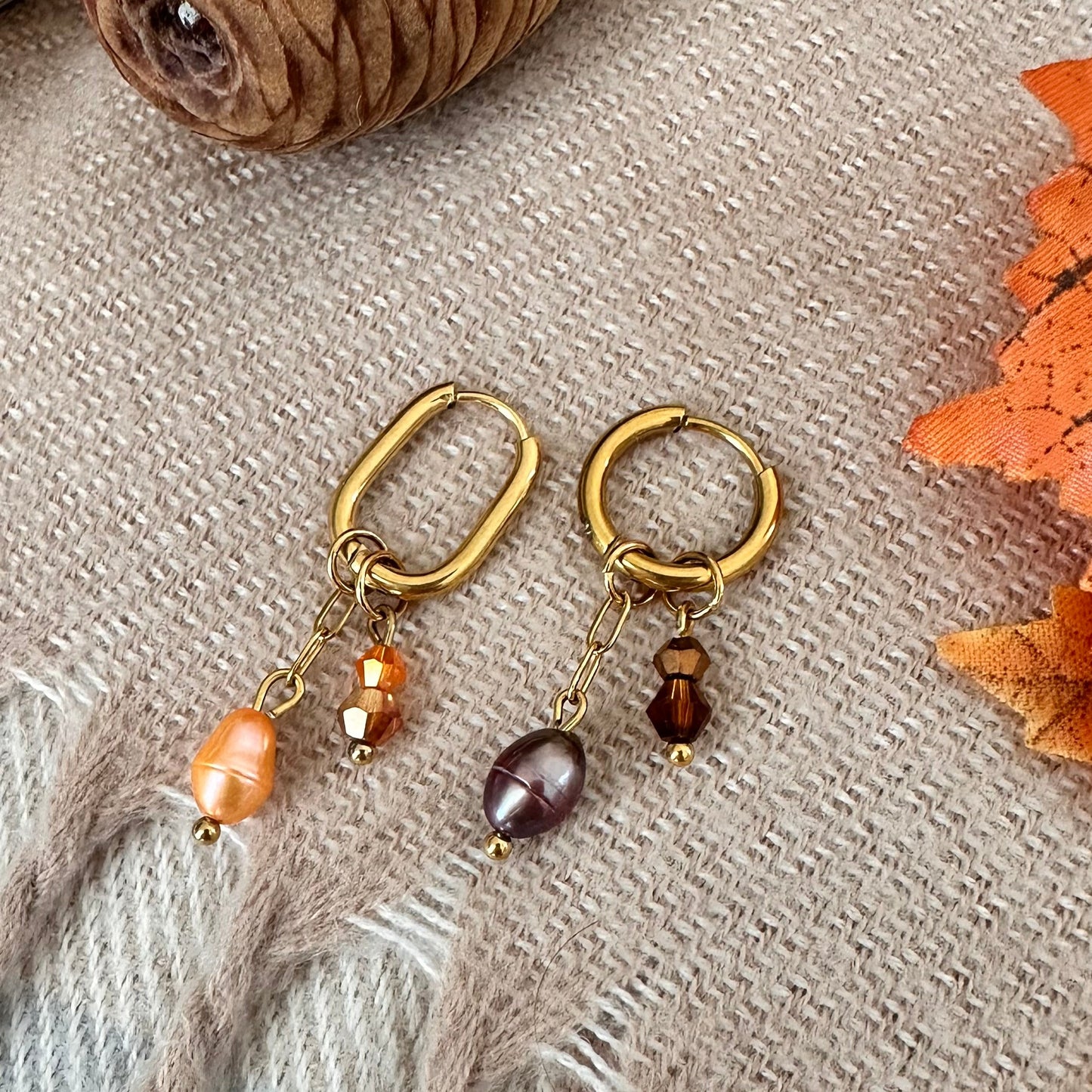 Boucles perles et chaine