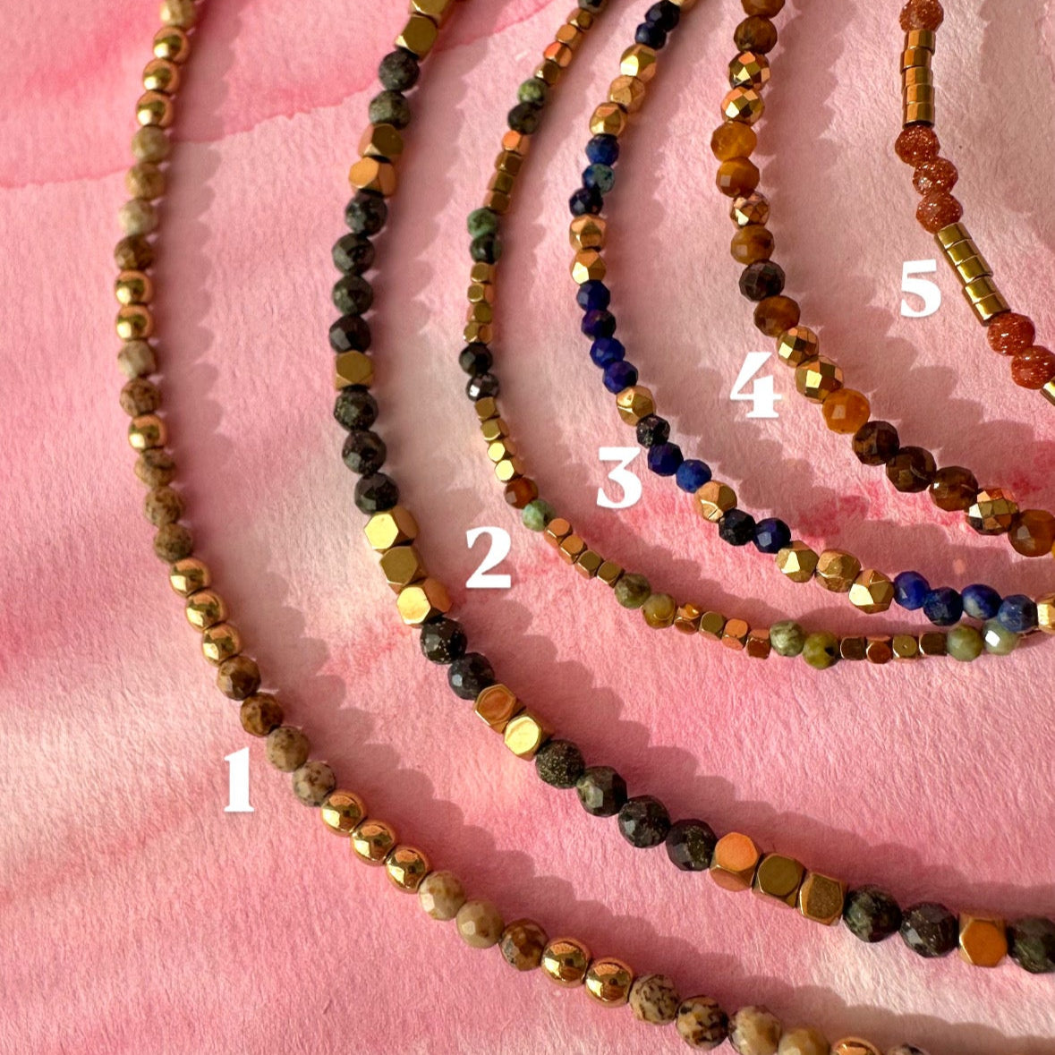 Collier pierre semi précieuse