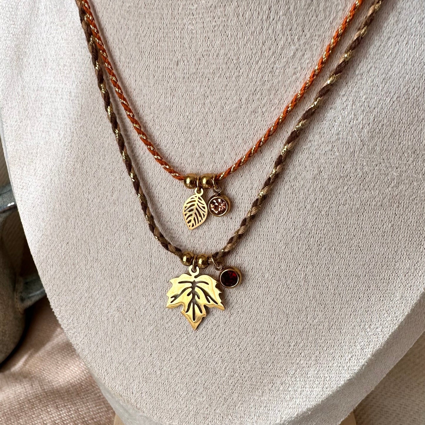 Collier cordon automne