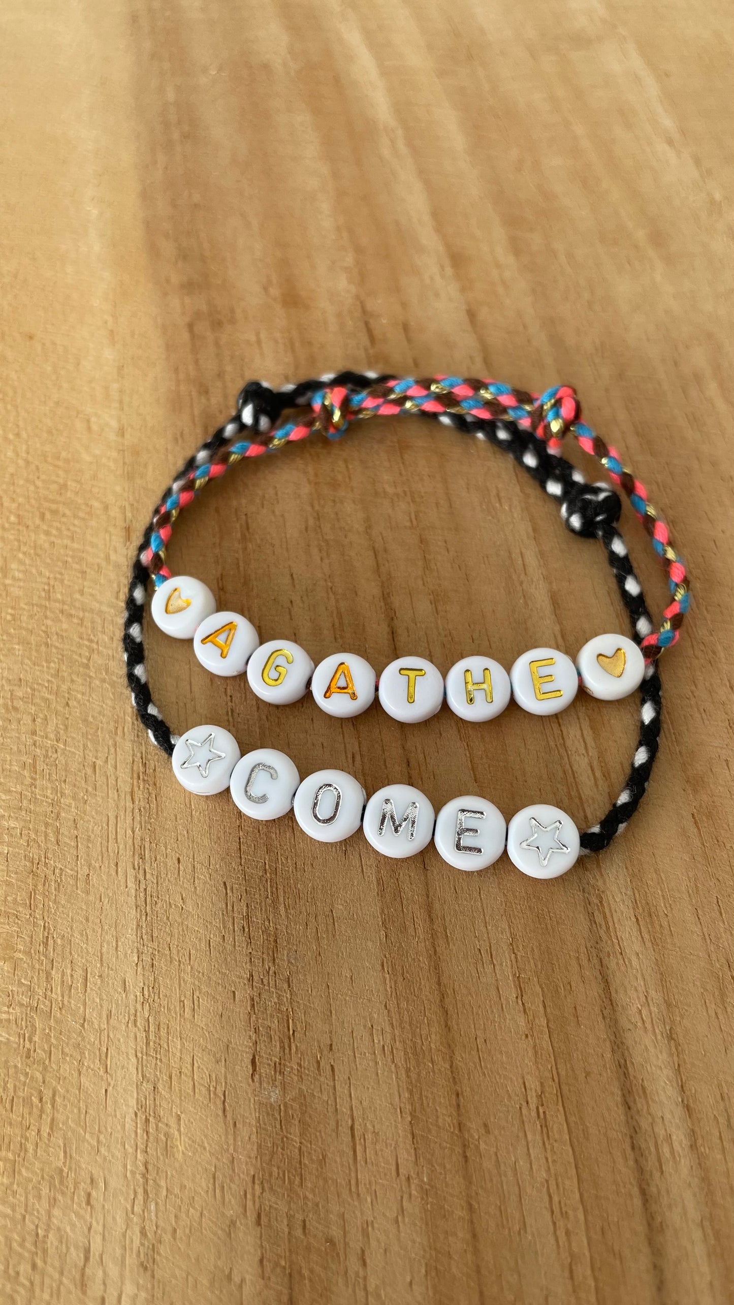 Bracelet fil personnalisé