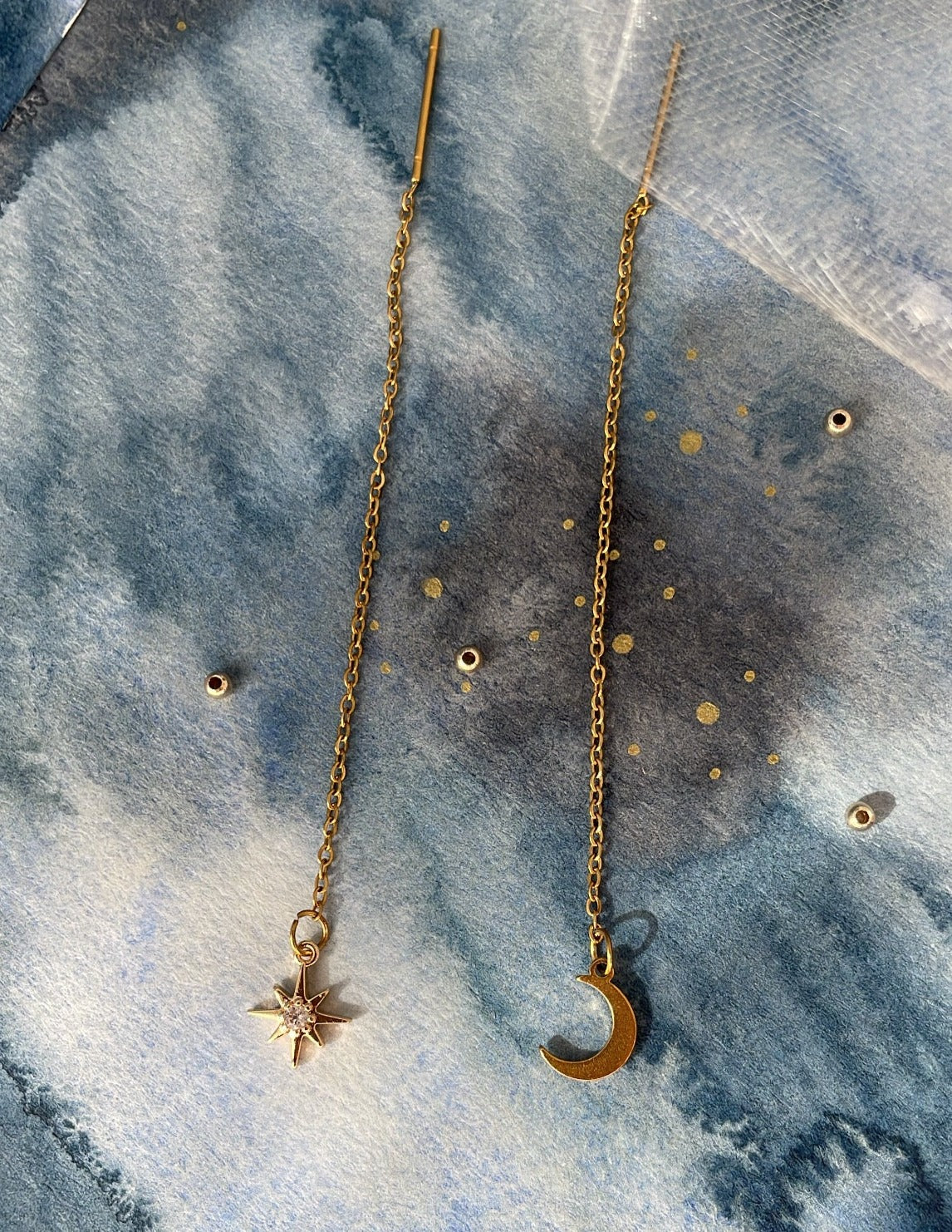 Boucles d'oreilles chaine