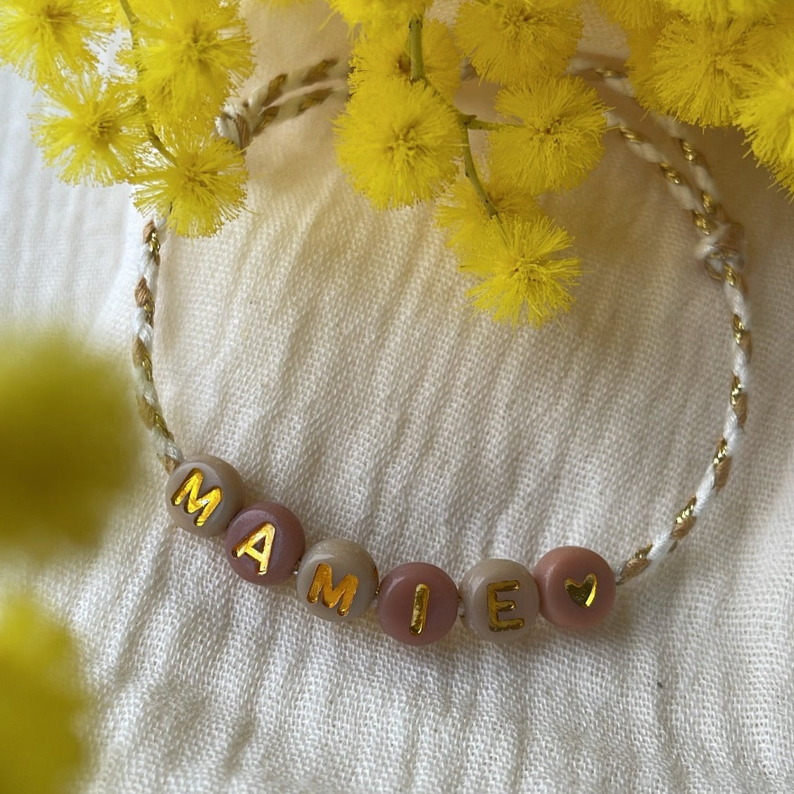 Bracelet fil personnalisé