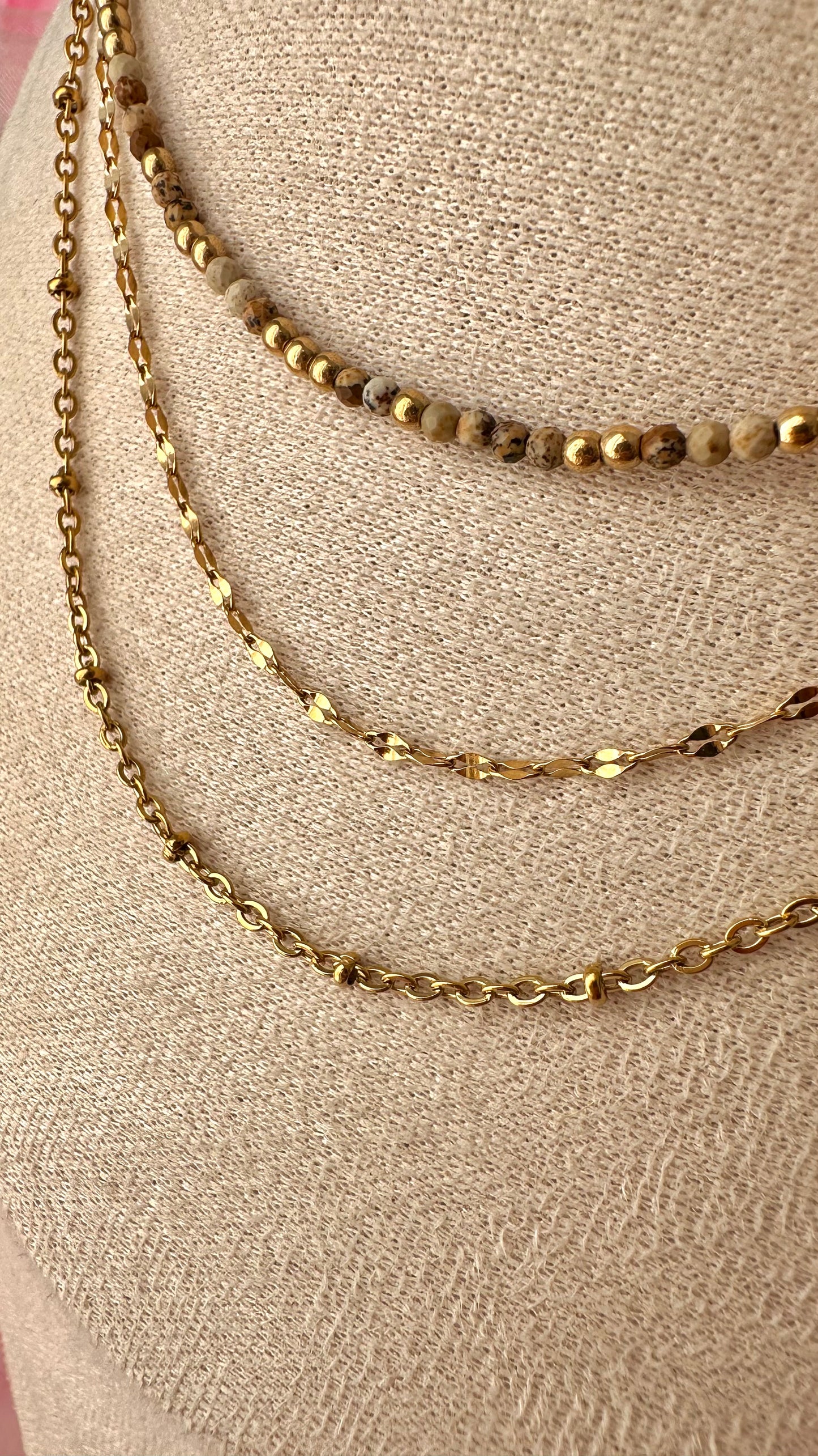 Collier pierre semi précieuse