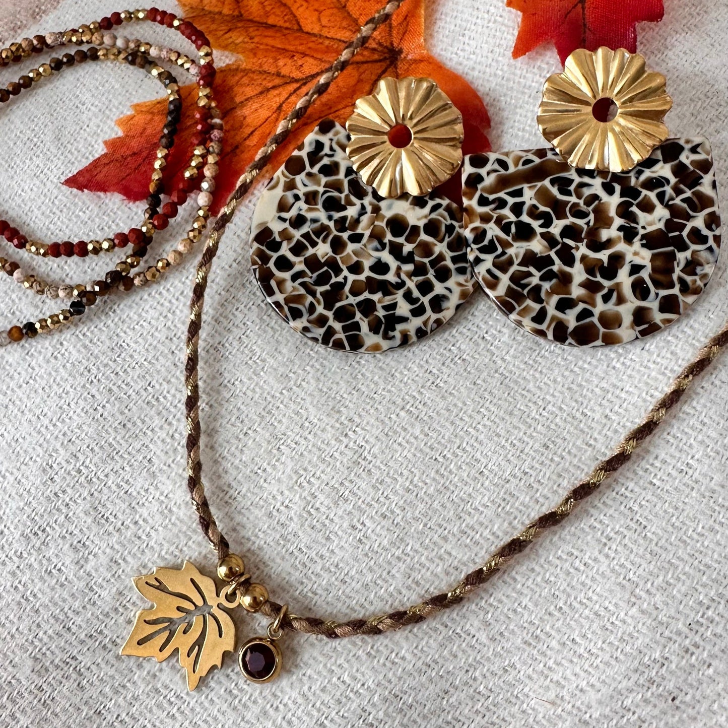 Collier cordon automne