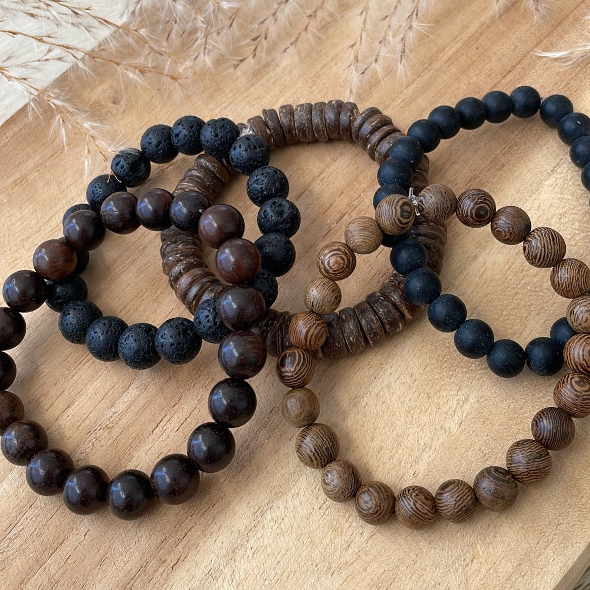 Bracelet perles homme