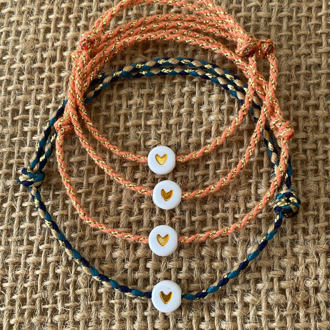 Bracelet fil coeur