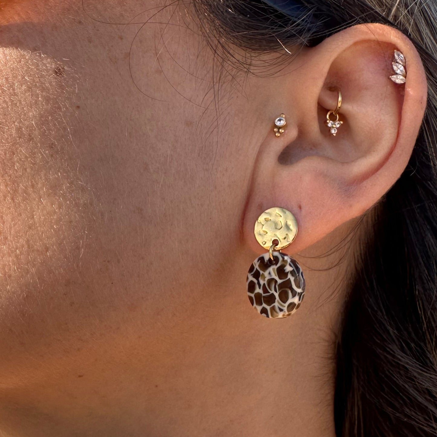 Petites boucles acrylique