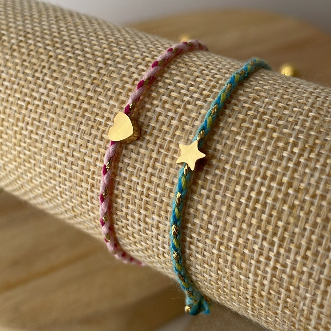 Bracelet fil perle acier inoxydable