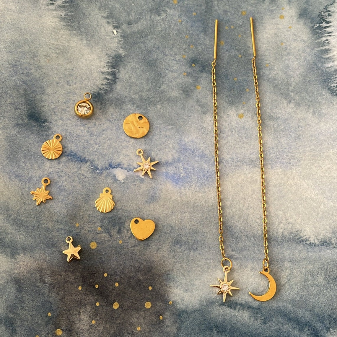 Boucles d'oreilles chaine