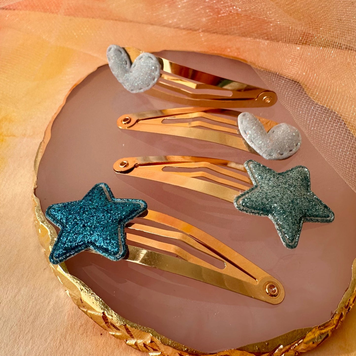 Petites barrettes clip
