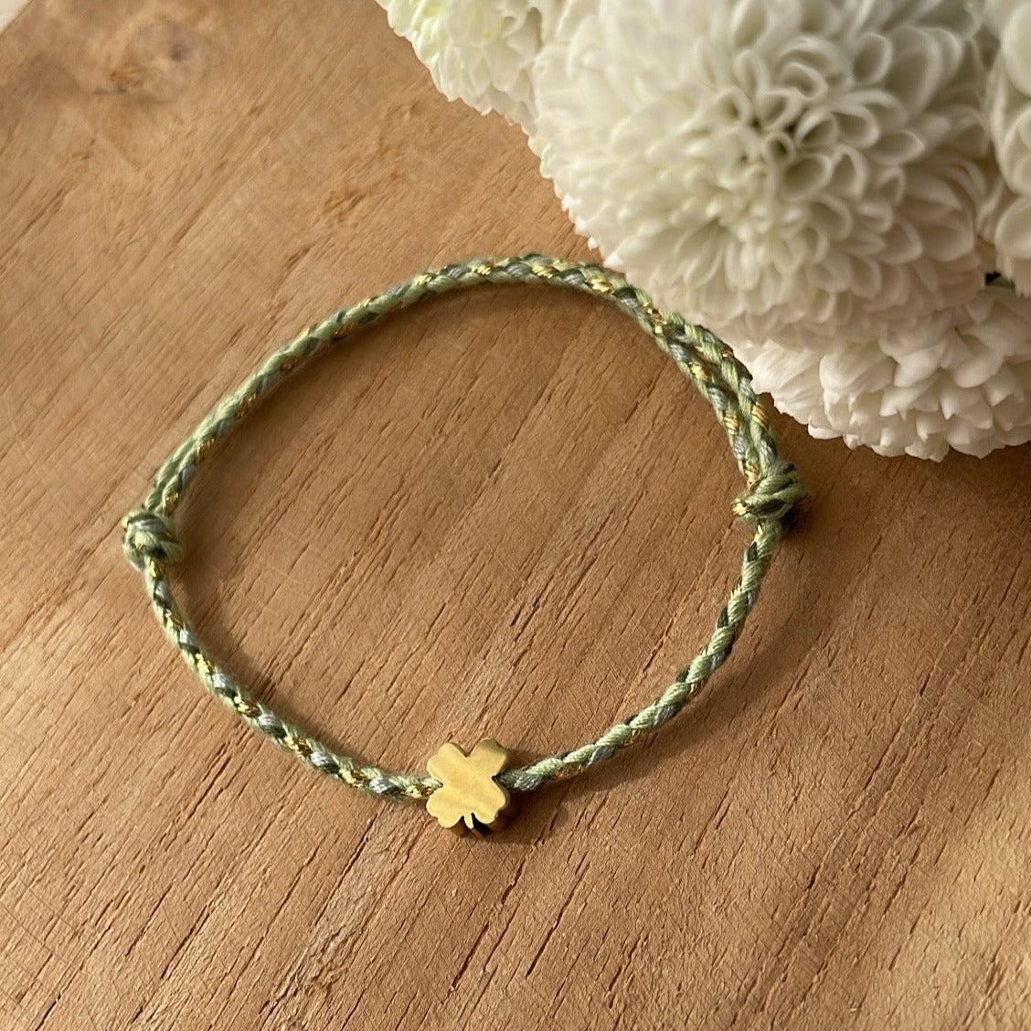 Bracelet fil perle acier inoxydable