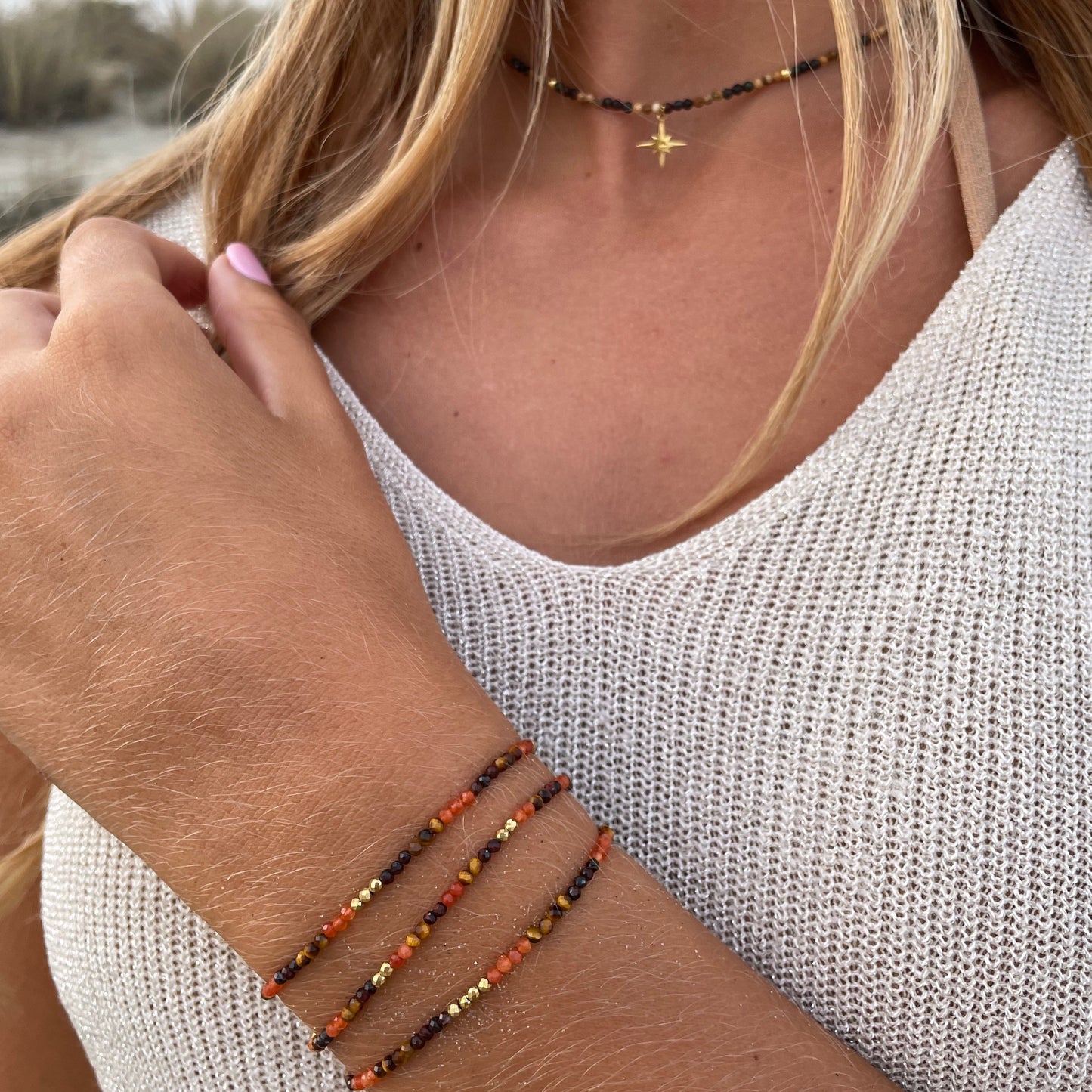Bracelets manchette 3 rangs