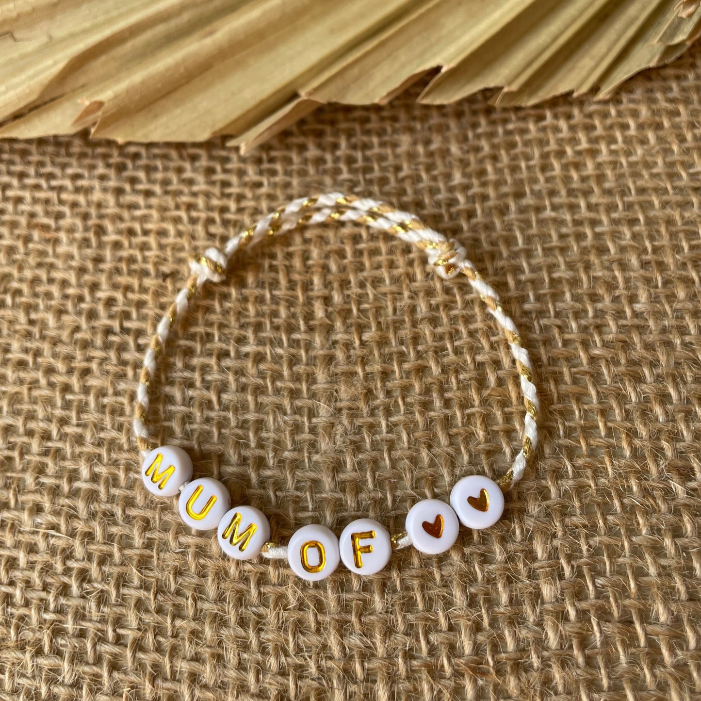 Bracelet fil personnalisé