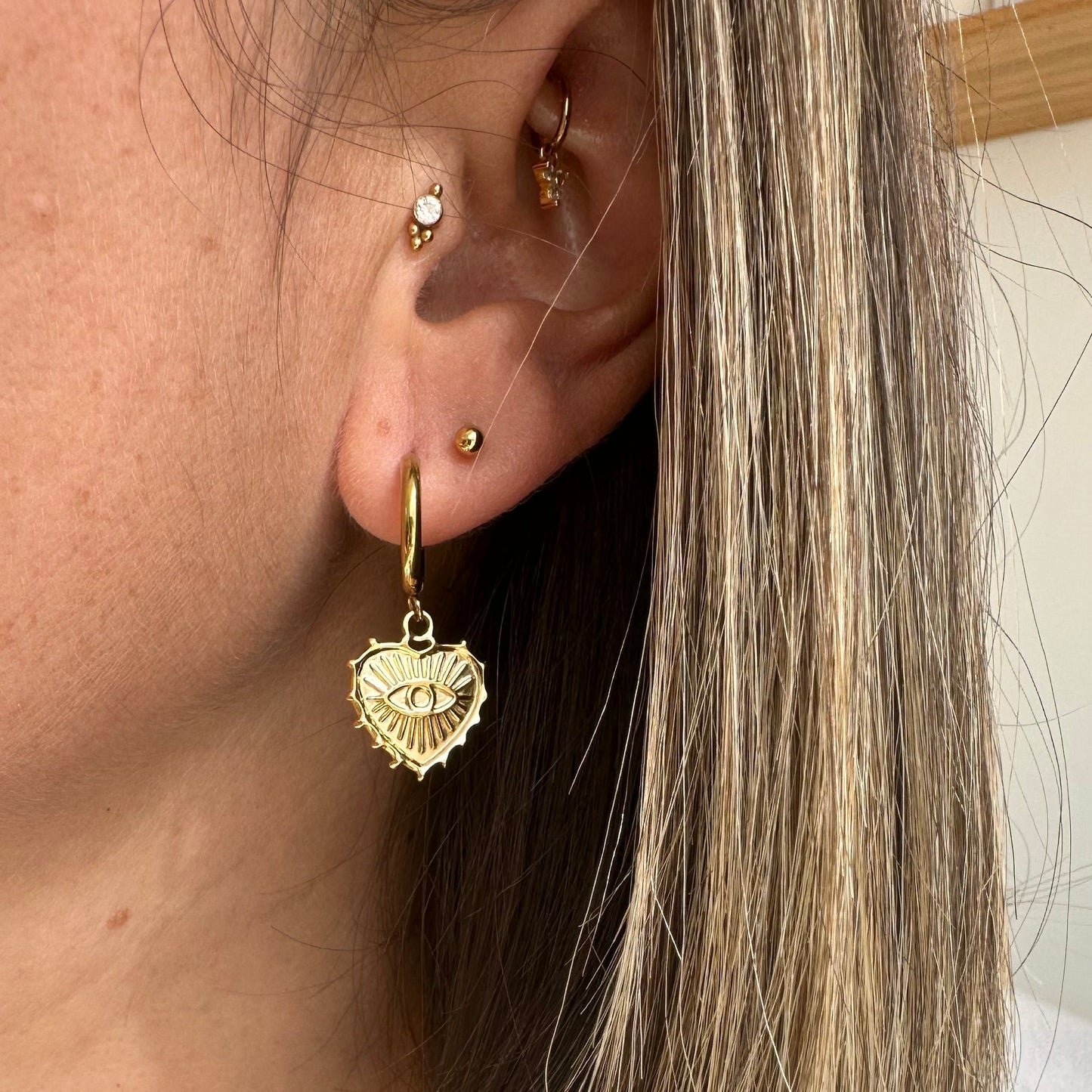 Boucles coeur mystique