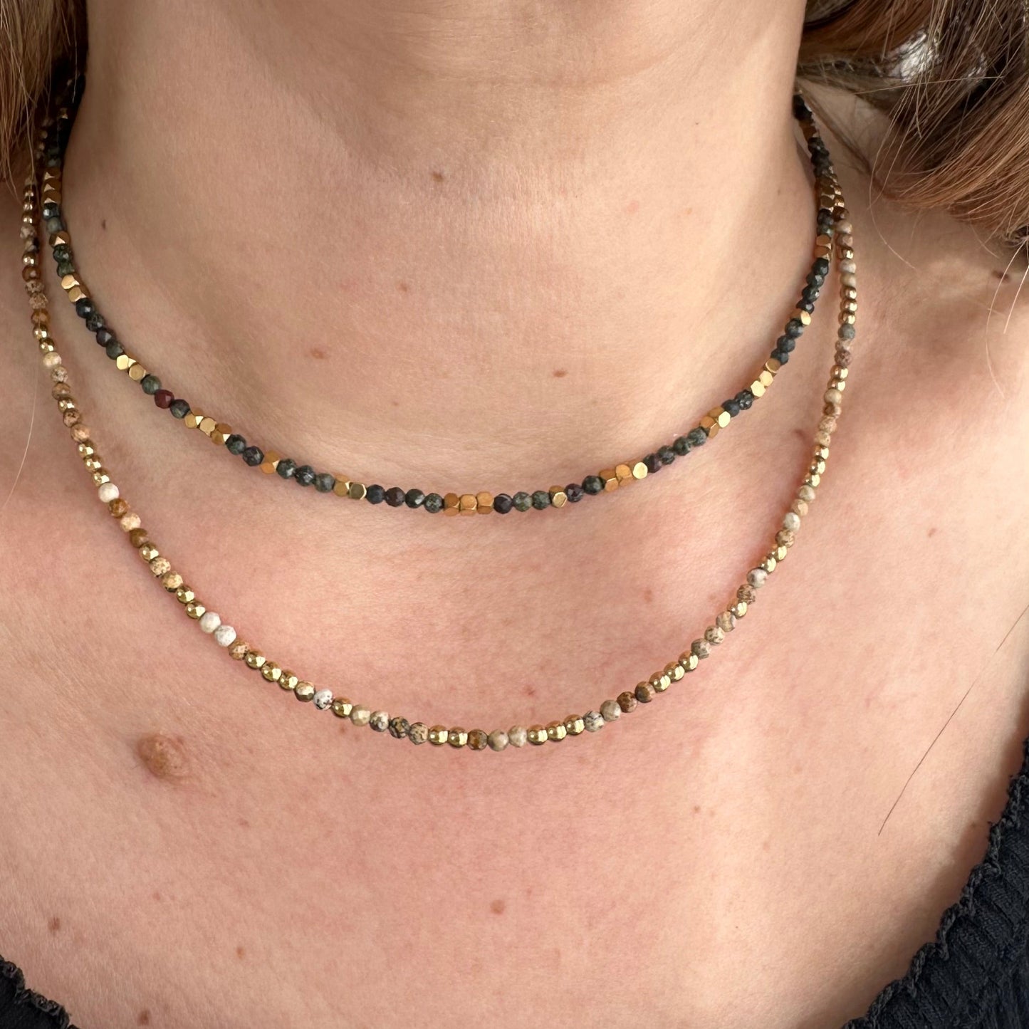 Collier pierre semi précieuse