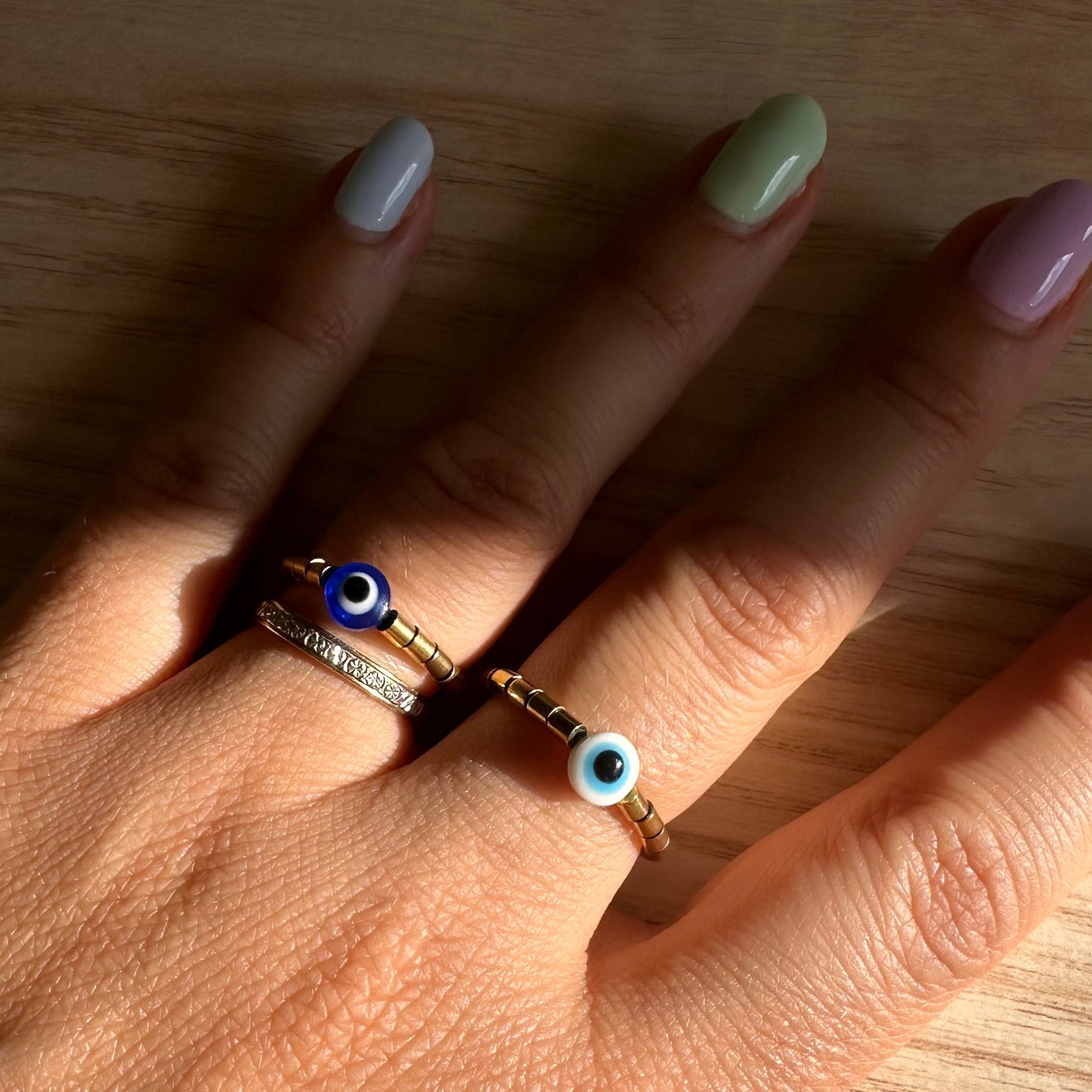 Bague oeil grec