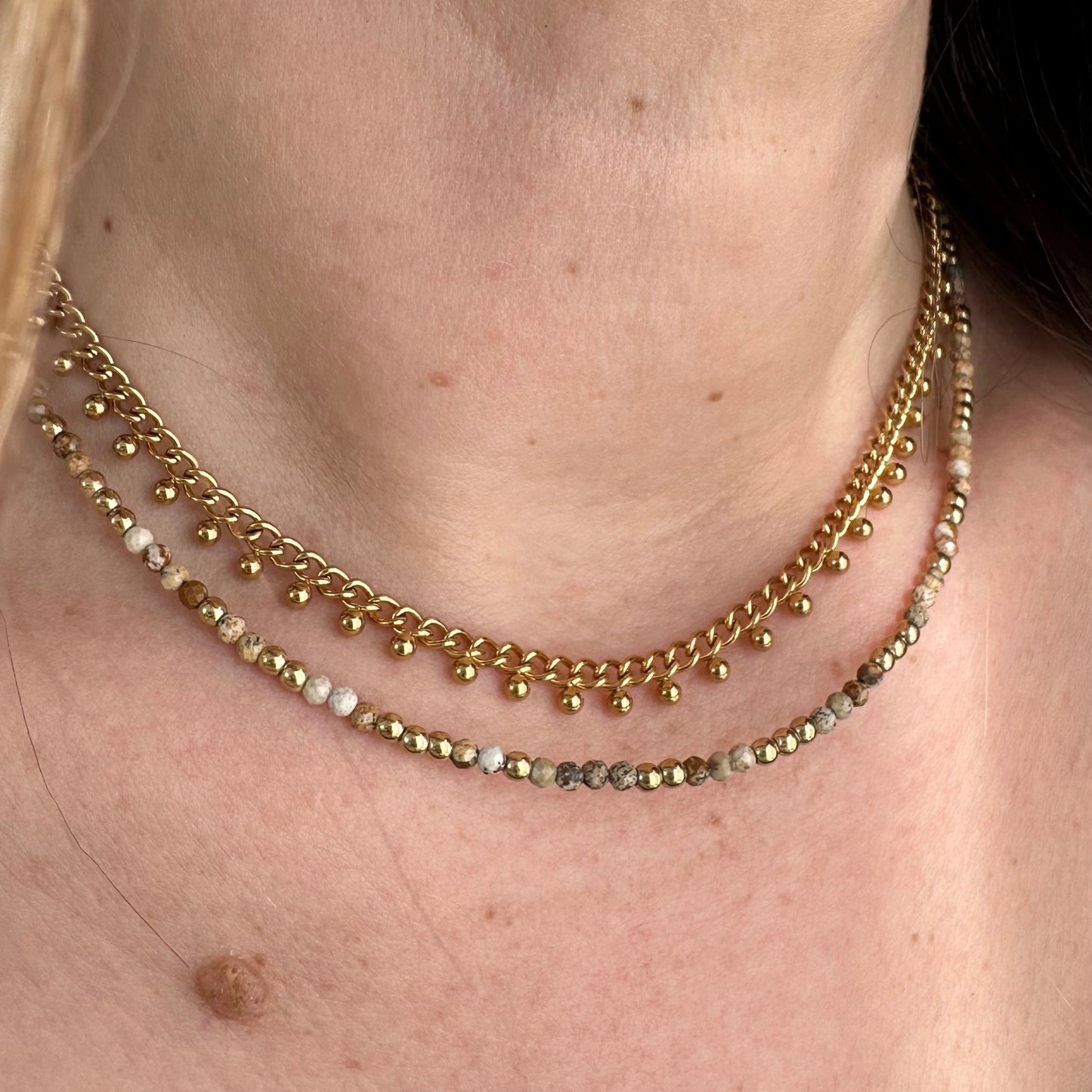 Collier pierre semi précieuse