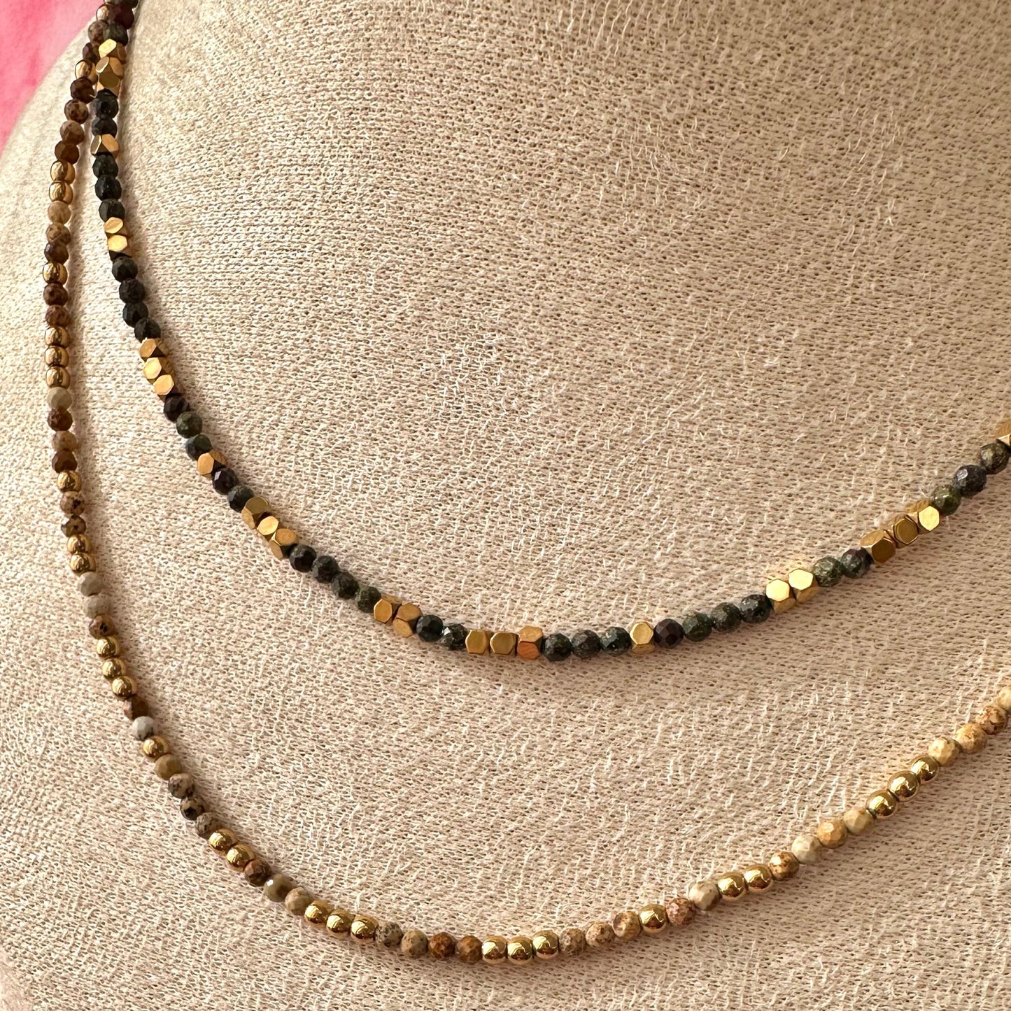 Collier pierre semi précieuse