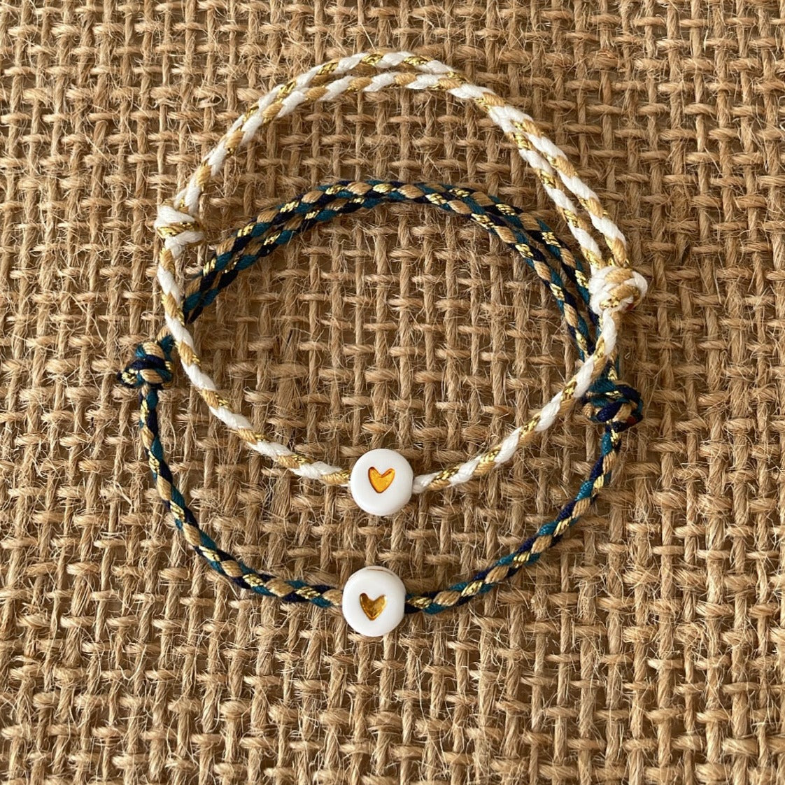 Bracelet fil coeur