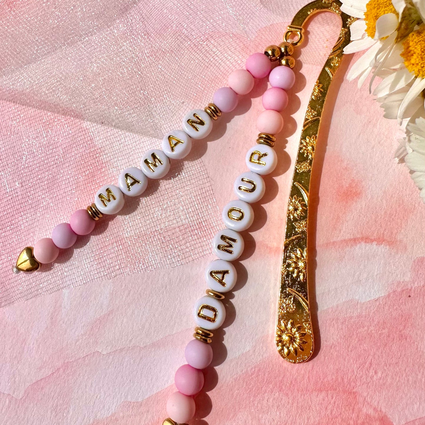 Marque Page perles rondes