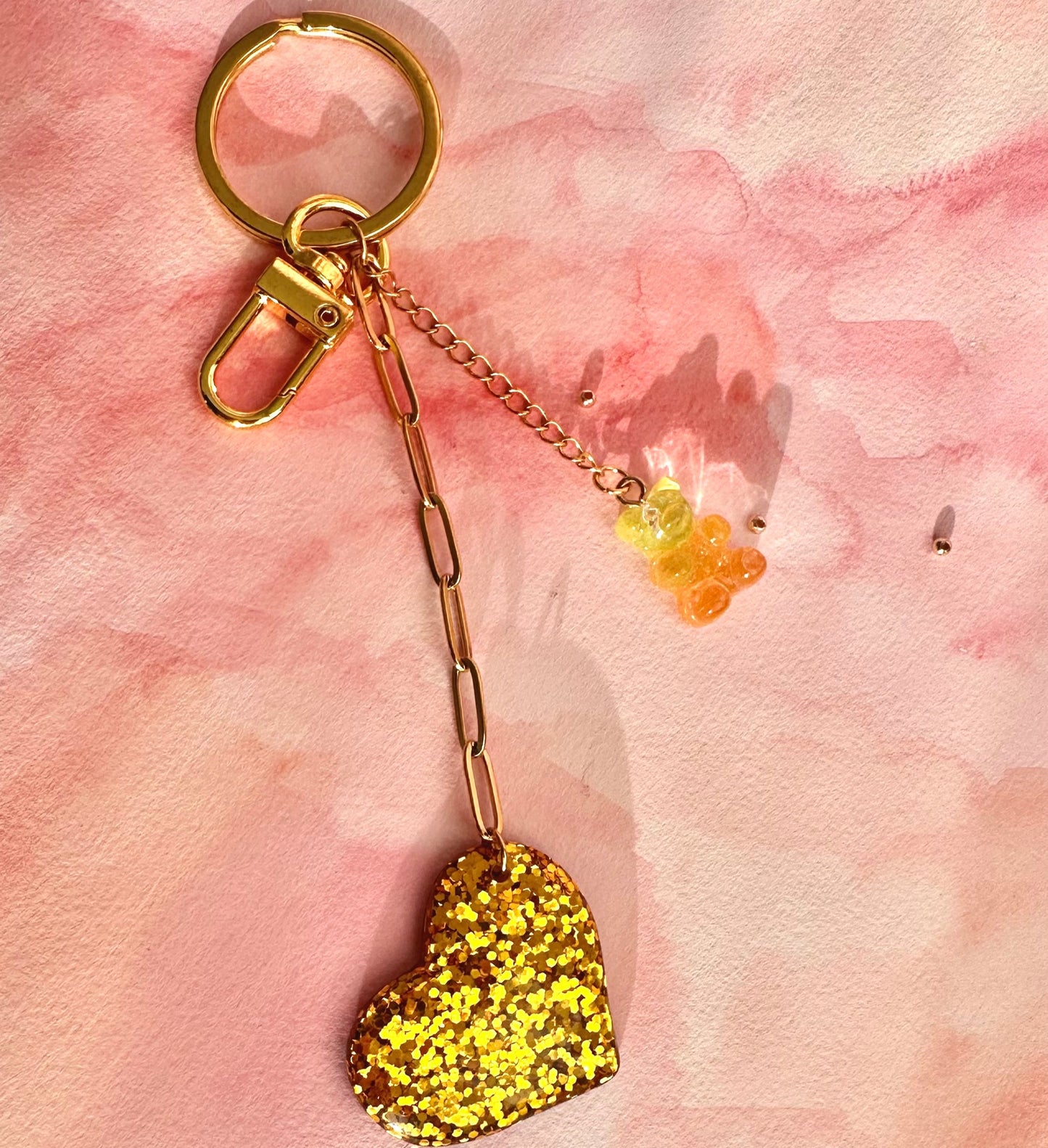 Porte-clés paillettes