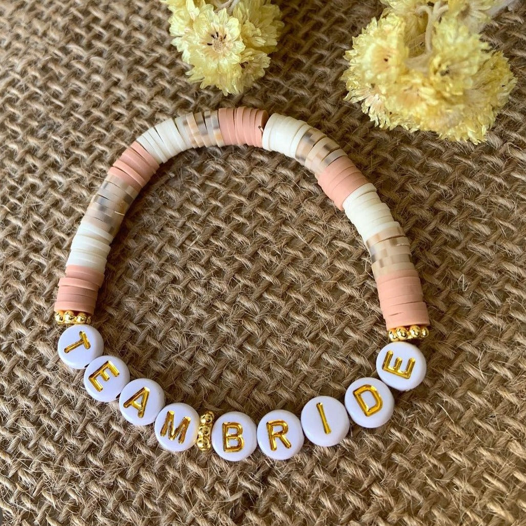 Bracelet personnalisé en perle heishi