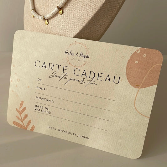 La carte cadeau
