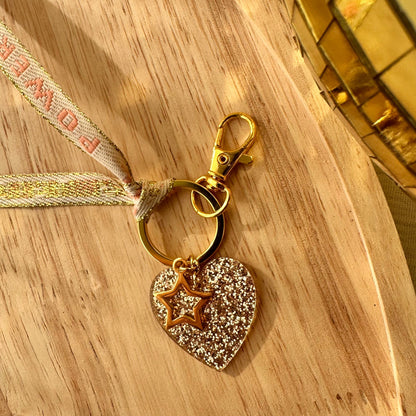 Porte-clés ruban message