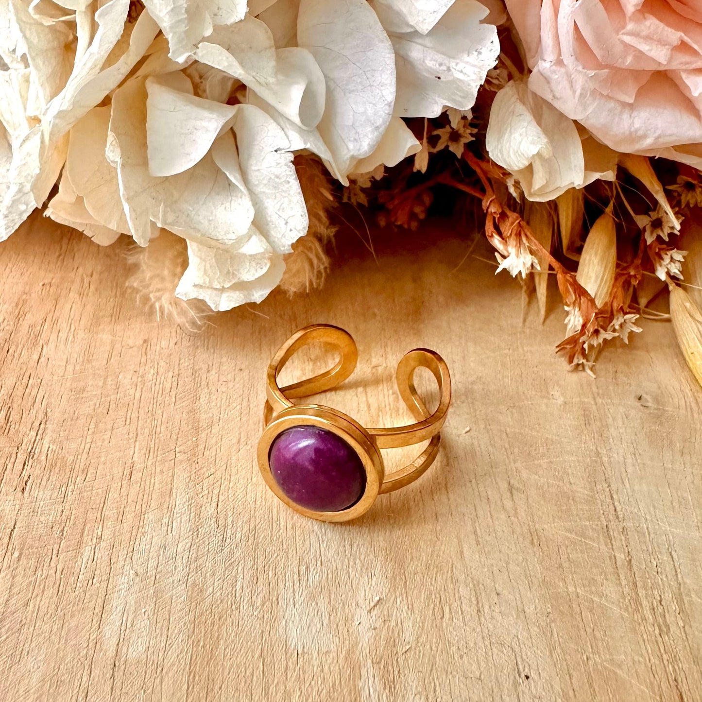 Bague pierre naturelle