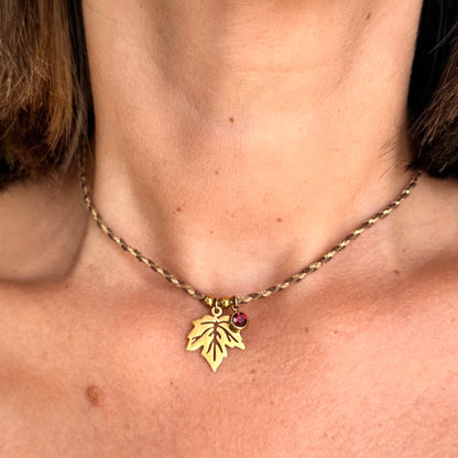 Collier cordon automne