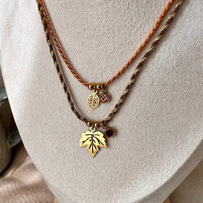 Collier cordon automne