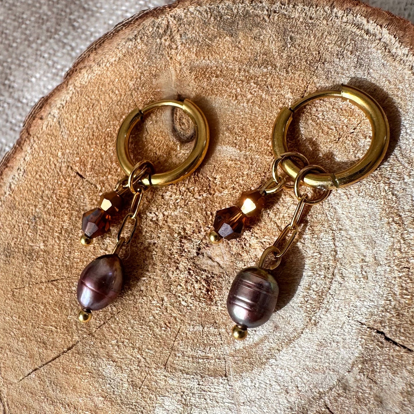 Boucles perles et chaine