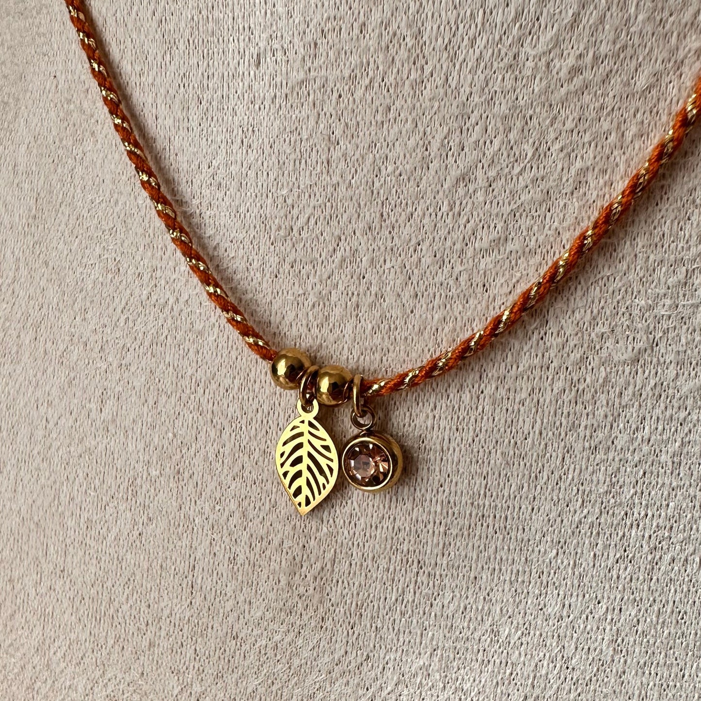 Collier cordon automne