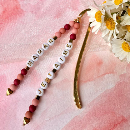 Marque Page perles rondes