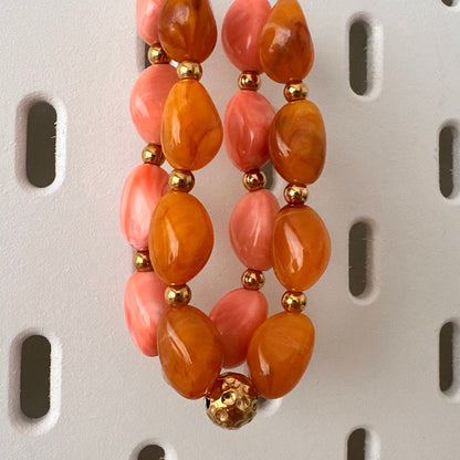 Collier perle résine