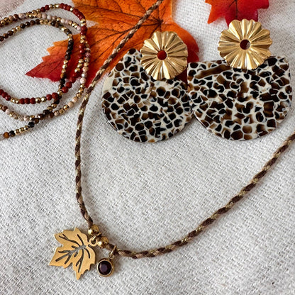 Collier cordon automne