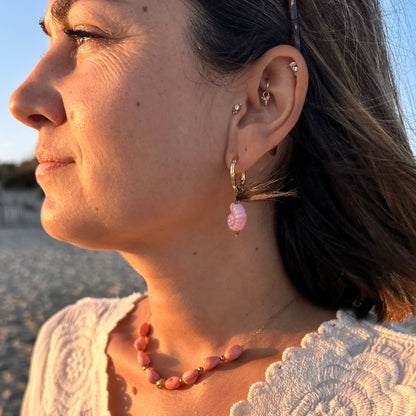 Boucles escargot céramique