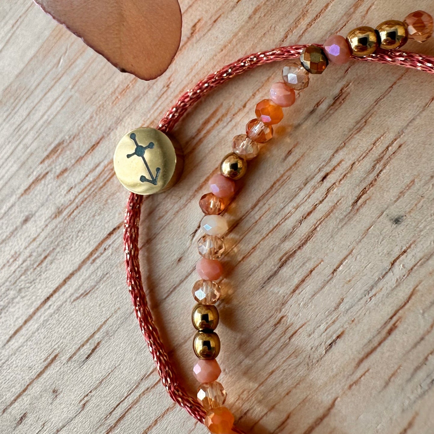 Bracelet astro cordon pailleté