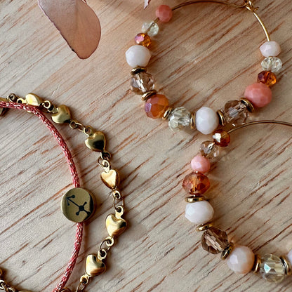 Bracelet astro cordon pailleté