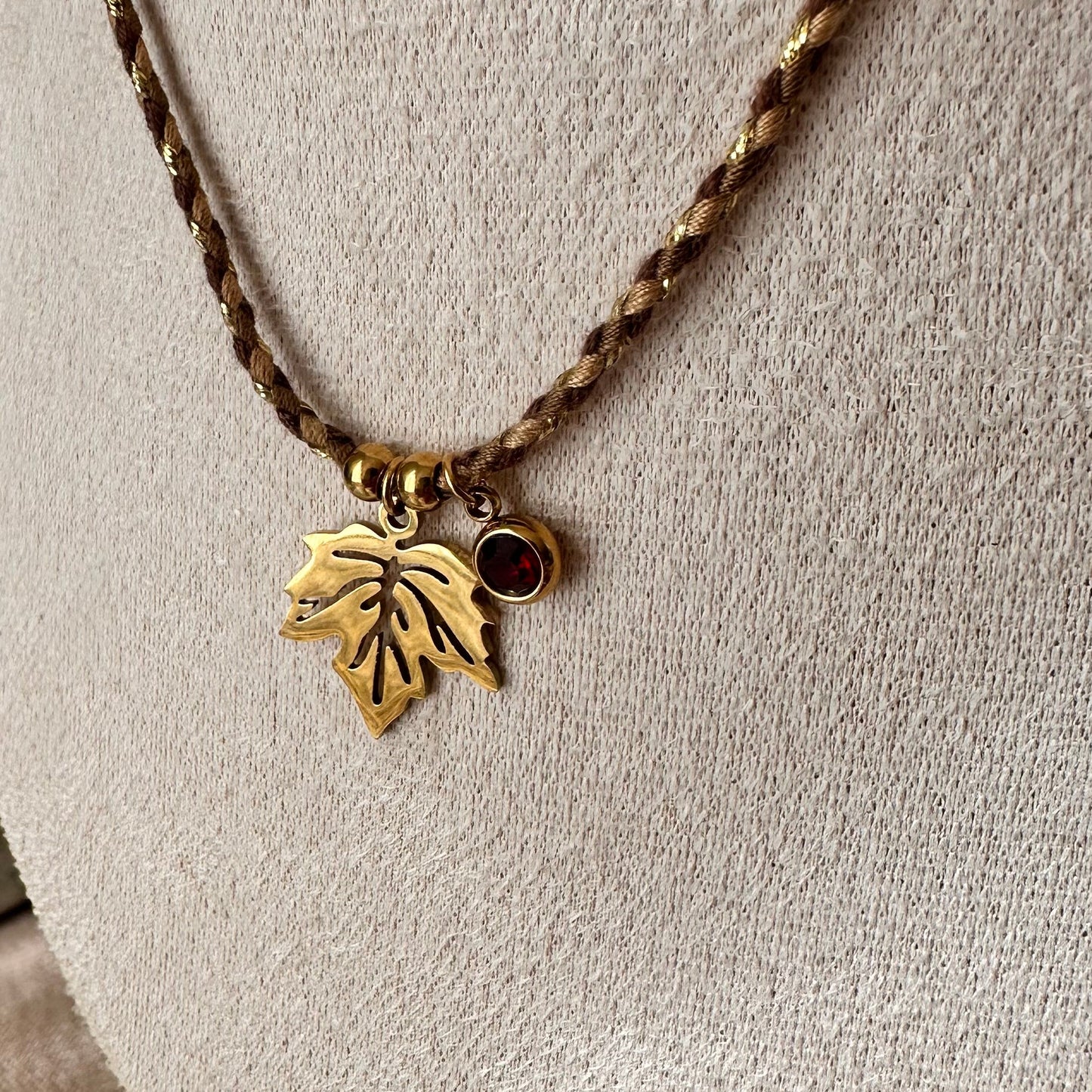 Collier cordon automne