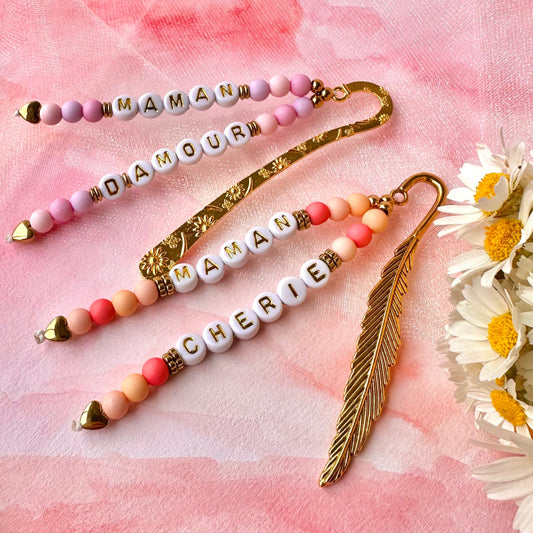 Marque Page perles rondes