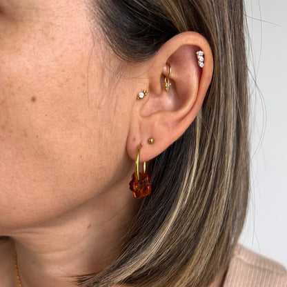 Boucles d'oreilles Fleurs