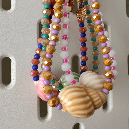 Bracelet conque céramique