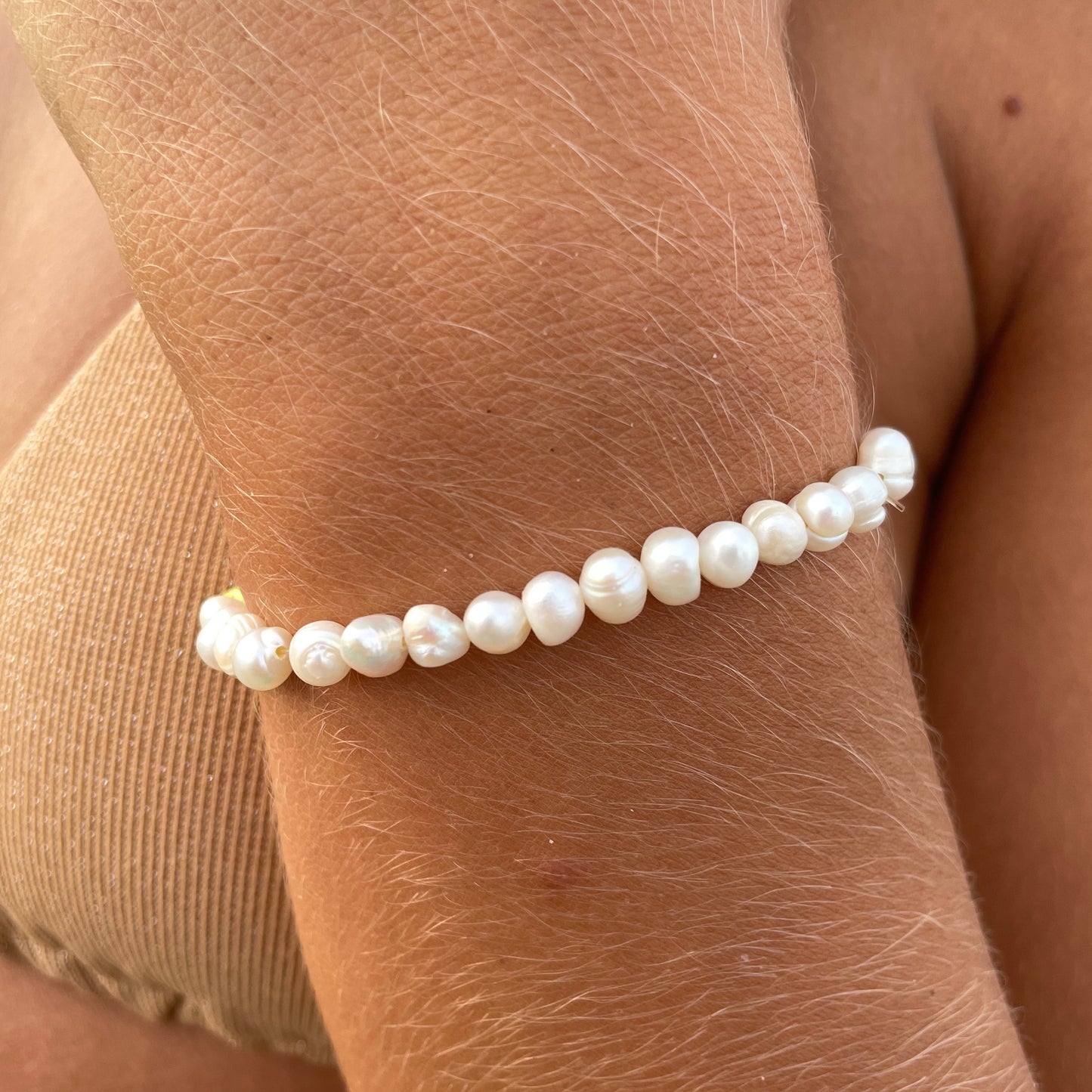 Bracelet personnalisé perles rondes 6 mm