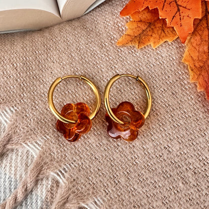 Boucles d'oreilles Fleurs