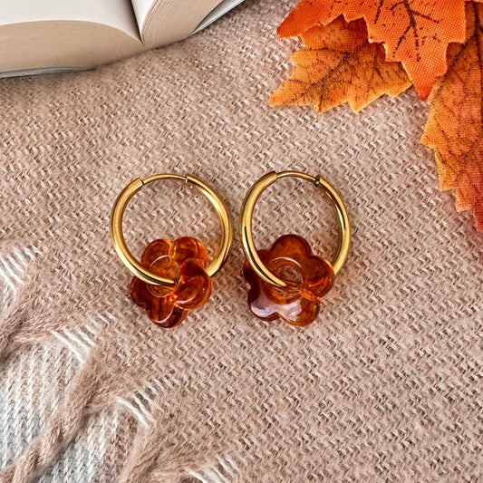 Boucles d'oreilles Fleurs